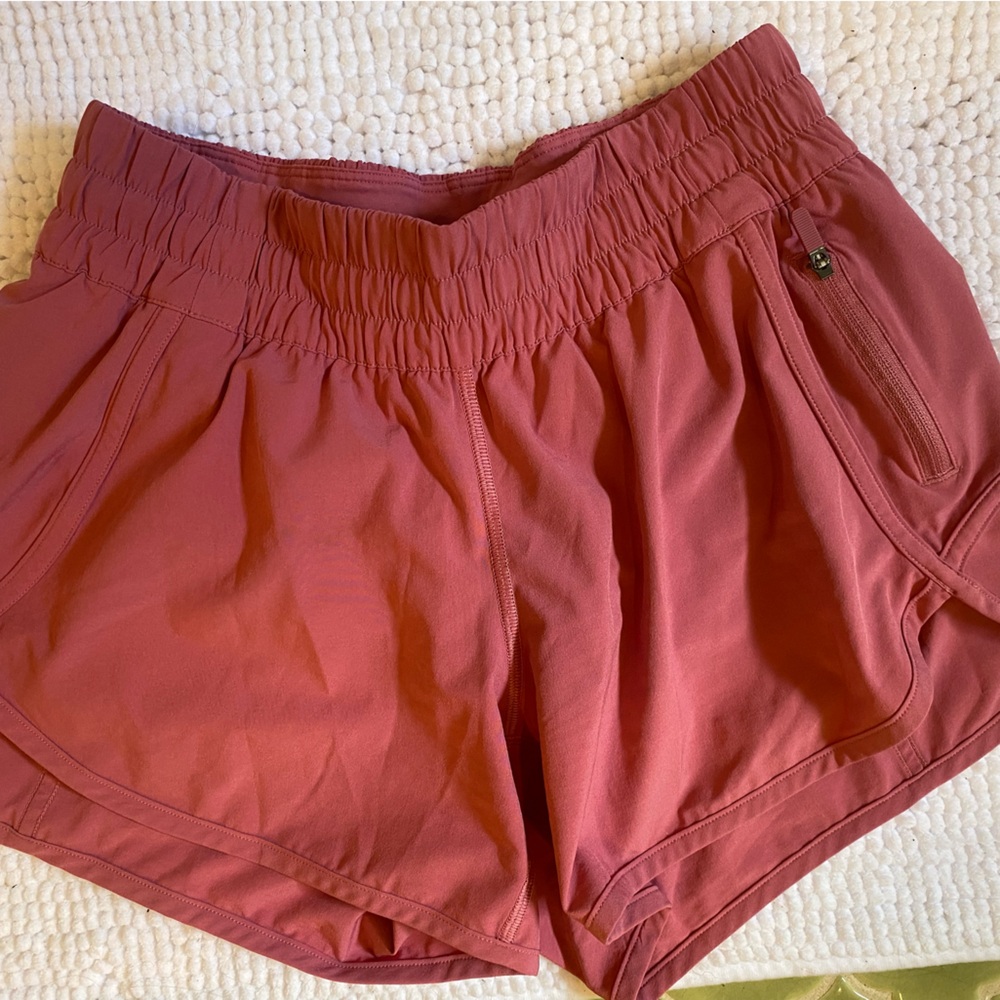 Pink LuLuLemon Athletic Shorts